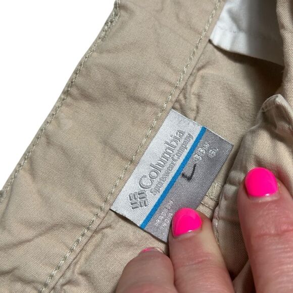 Columbia PFG Men’s 6” Bonehead II Khaki Fishing Outdoor Shorts - Picture 8 of 8